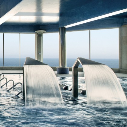Bañera Niagara con Agua de Mar y MicroAlgas en el Hotel Talaso Atlantico