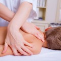 Massagem para os mais pequenos no hotel Balneario Orduna Plaza