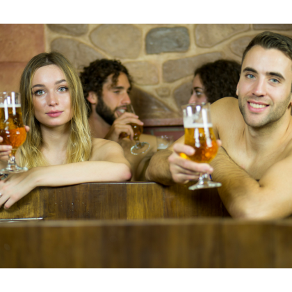Voucher presente Circuito Beer Spa e Massagem para Casal em Sala Comum Beer Spa Granada