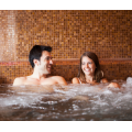 Voucher presente promoção Circuito Dusch e Massagem com Serviço de Chá para Casal em Granada Five Senses Spa