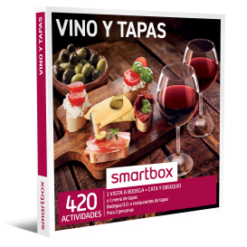 Boîte cadeau de vin et tapas de Smartbox