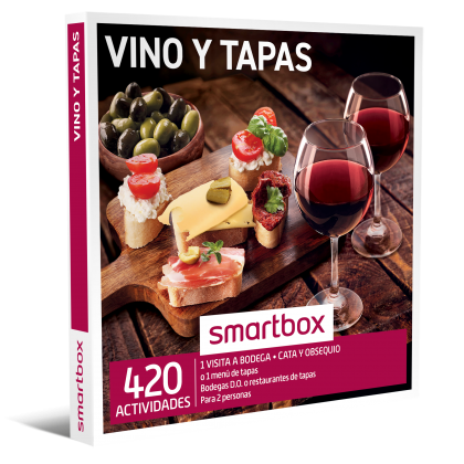 Boîte cadeau de vin et tapas de Smartbox