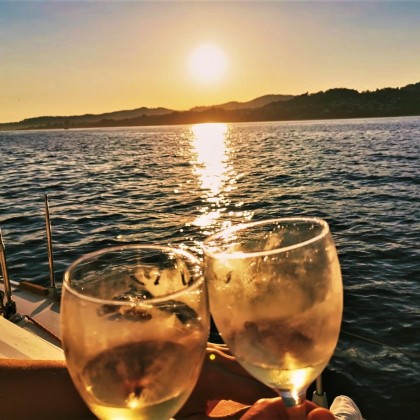 Bon Escapade Romance en voilier sur la rivière de Vigo