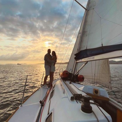 Bon Starlight sur les îles Cies avec Sailway