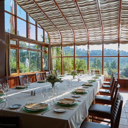 Menu gastronomique au restaurant Los Abetos