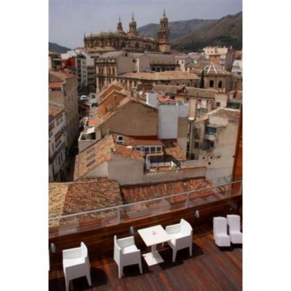 Escapadinha no centro histórico de Jaén com vistas maravilhosas do hotel