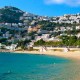 Discover Calella with half board and spa in a beachfront hotel