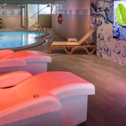 Discover Calella with half board and spa in a beachfront hotel