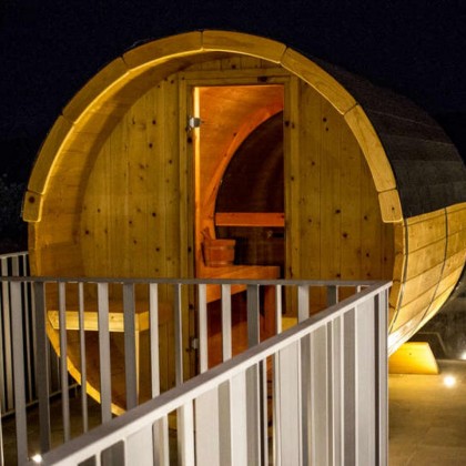 Relaxation among vineyards in a 4* hotel with access to the spa circuit