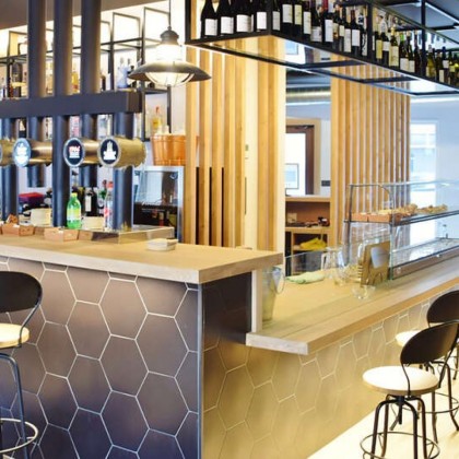 Wine lovers: Wine and food pairing dinner, bottle of wine and late check out with views of the Costa da Morte