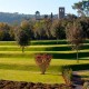 Romantic getaway in idyllic surroundings with glass of cava and chocolates