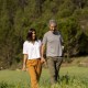 Romantic getaway in idyllic surroundings with glass of cava and chocolates