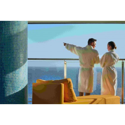 Circuito de Talasoterapia - Piscina Puesta en Forma, baño turco, termal, sauna y Masaje de 25' para 2 personas