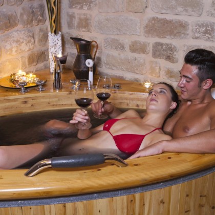 Regalo de Baco en ​​Wine Oil Spa Villa de Laguardia