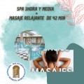 Regalo de SPA 1hora y media + MASAJE RELAJANTE 42 min (V-S-D)  DE 42 MIN en Spa Domus Aurea