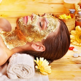 Voucher Presente massagem e envoltório dourado no Aqua Center Benidorm Spa no Deloix Hotel