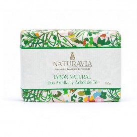 Soap Two Clays and Tea Tree Naturavia