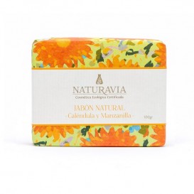 Natural soap of calendula and chamomile Naturavia