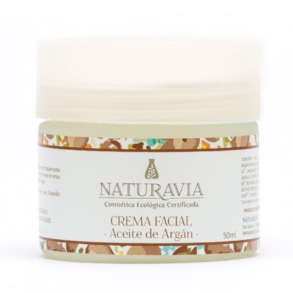 Creme Facial Natural de Oleo de Argao de Naturavia