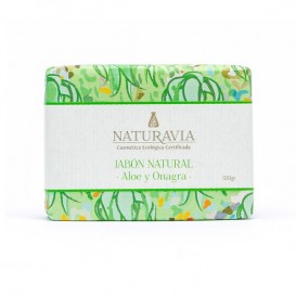 Natural aloe and evening primrose soap Naturavia